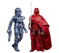 Star Wars The Black Series Carbonized Collection Lot de 2 Figurines de la Garde Royale de l'empereur et Pilote de Chasse TIE 15 cm