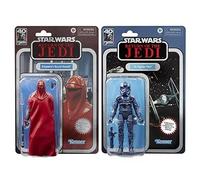 Star Wars Episode VI Black Series Carbonized - Pack 2 figurines Emperor's Royal Guard & TIE Fig Multicolore G