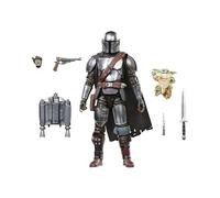Star Wars The Black Series Figurine de collection Deluxe Le Mandalorien et Grogu 15 cm