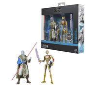 Star Wars The Black Series, Pack de 2 Figurines Dagan Gera et BX Droid (Hybride), échelle 15 cm, Star Wars Jedi: Survivor