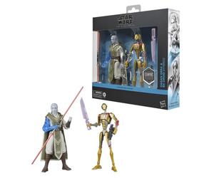 Star Wars The Black Series, Pack de 2 Figurines Dagan Gera et BX Droid (Hybride), échelle 15 cm, Star Wars Jedi: Survivor