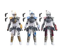 Star Wars The Black Series, Pack de 3 Figurines de Collection Premium Arc Trooper Havoc, Colt et Blitz de 15 cm, The Clone Wars