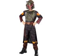Star Wars : The Book Of Boba Fett - Costume "Classic" '" 'Boba Fett' - Enfants BN4958 (140) (Noir/Vert/Cuivre)