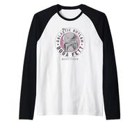 Star Wars The Book of Boba Fett Helmet Galactic Outlaw Logo Manche Raglan