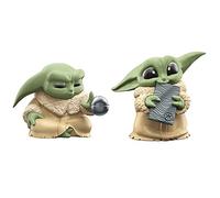 Lot de 2 Figurines Grogu Force Focus/Beskar Bite Star Wars The Bounty Series 5 Hasbro Multicolore Multicolore G