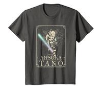 Star Wars The Clone Wars Ahsoka Tano Tarot Card T-Shirt, Enfant, Asphalte, 12 Ans
