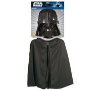 Star Wars The Clone Wars Darth Vader Masque Enfant + Cape Costume Carnaval NEUF