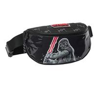 Star Wars The Fighter - Sac Banane pour Enfants de différents âges, Confortable et Polyvalent, qualité et résistance, 23 x 9 x 14 cm, Noir, Noir, Estándar, Décontracté