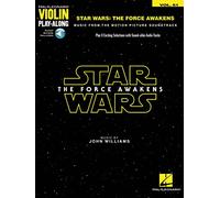 Star wars: the force awakens - violon - recueil + enregistrement(s) en ligne - 8 titres