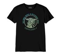 Star Wars « The Force in Mysterious Ways » BOSWMANTS074 T-Shirt Garçon, Noir, Taille 14 Ans