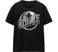Star Wars - "The Force Is Strong" T-shirt Homme/Femme Unie TV17297 (S) (Noir)