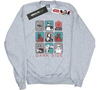 Star Wars - "The Last Jedi Dark Side" Sweat-shirt pour homme BI46210 (L) (Gris)
