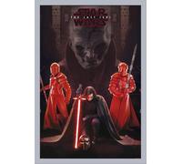 Star Wars - The Last Jedi - Poster - EP8 - Snoke Leader + cadre amovible, Shinsuke® Maxi MDF argenté, vitre acrylique