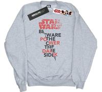 Star Wars - "The Last Jedi Power Of The Dark Side" Sweatshirt für Herren BI46206 (3XL) (Grau)