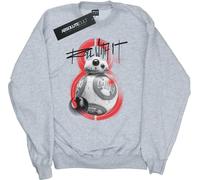 Star Wars - "The Last Jedi Roll With It" Sweat-shirt pour garçon BI35624 (140-146) (Gris)