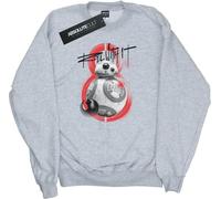 Star Wars - "The Last Jedi Roll With It" Sweat-shirt pour homme BI46246 (L) (Gris)