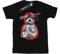 Star Wars - "The Last Jedi Roll With It" T-shirt pour garçon BI48598 (140-146) (Noir)