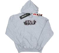 Star Wars - "The Last Jedi" Sweat à capuche pour fille BI13098 (128) (Gris)