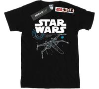 Star Wars - "The Last Jedi X-Wing" T-shirt pour garçon BI36325 (116) (Noir)