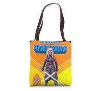 Star Wars The Mandalorian Ahsoka Tano Retro Comic Book Cover Tote Bag