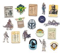 Star Wars : The Mandalorian - Aimant pour réfrigérateur "Bounty Hunter" set de 18 pièces PM155 (taille unique) (Coloré)
