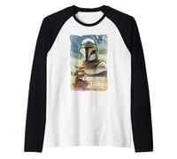 Star Wars The Mandalorian and Grogu Movie Classic Poster Art Manche Raglan
