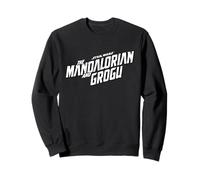 Star Wars The Mandalorian and Grogu Official B&W Movie Logo Sweatshirt