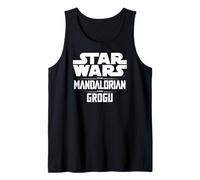 Star Wars The Mandalorian and Grogu Official Title Logo Débardeur