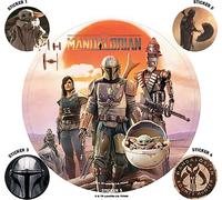 Star Wars : The Mandalorian - Autocollant "Legacy" - Vinyle TA13137 (Taille unique) (Coloré)