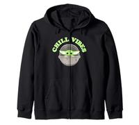 Star Wars: The Mandalorian Baby Yoda Chill Vibes Logo Sweat à Capuche
