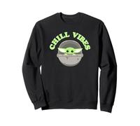 Star Wars: The Mandalorian Baby Yoda Chill Vibes Logo Sweatshirt