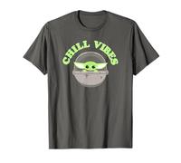 Star Wars: The Mandalorian Baby Yoda Chill Vibes Logo T-Shirt