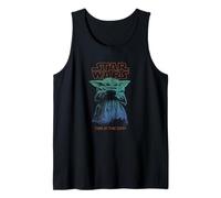 Star Wars: The Mandalorian Baby Yoda Holding Cup Color Faded Débardeur