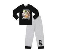 Star Wars The Mandalorian Baby Yoda Pyjama long en coton, Noir , 11-12 ans