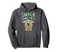 Star Wars: The Mandalorian Baby Yoda Snack Time Yet? Cute Sweat à Capuche