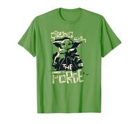 Star Wars: The Mandalorian Baby Yoda Strong with The Force T-Shirt