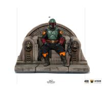 IRON STUDIOS - The Mandalorian - Deluxe Art Scale Boba Fett on Throne 1/10 - The