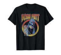 Star Wars: The Mandalorian Boba Fett Vintage Side Profile T-Shirt