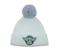 Star Wars: The Mandalorian - Bonnet À Pompon Blanc Badge The Child