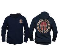 § Star Wars - The Mandalorian Bounty Hunter Black Men's Sweat Zippe H