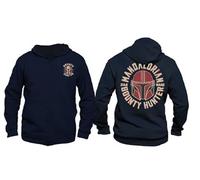 Star Wars - The Mandalorian Bounty Hunter Sweat à Capuche pour Homme Noir - L, Couleur Noire, L