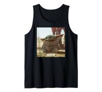 Star Wars The Mandalorian Cute Grogu Concept Art & Logo Débardeur