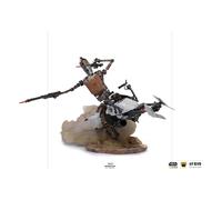 Iron Studios Statue 1:10 IG-11 avec Enfant et vélo Speeder Deluxe BDS - Le Mandalorien
