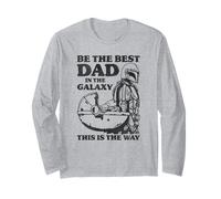 Star Wars: The Mandalorian Father's Day Best Dad Vintage Manche Longue