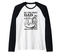 Star Wars The Mandalorian Father's Day Galaxy Dad Disney+ Manche Raglan
