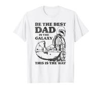 Star Wars The Mandalorian Father's Day Galaxy Dad Disney+ T-Shirt