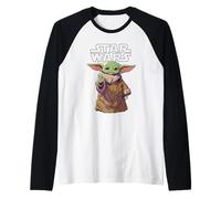 Star Wars The Mandalorian Grogu Calm Manche Raglan