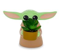Star Wars – Cache-pot céramique Grogu 4 inch avec succulente artificielle