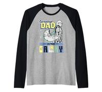 Star Wars The Mandalorian & Grogu Greatest Dad in The Galaxy Manche Raglan