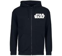 Star Wars The Mandalorian - Grogu Homme Sweat-Shirt zippé à Capuche Noir M